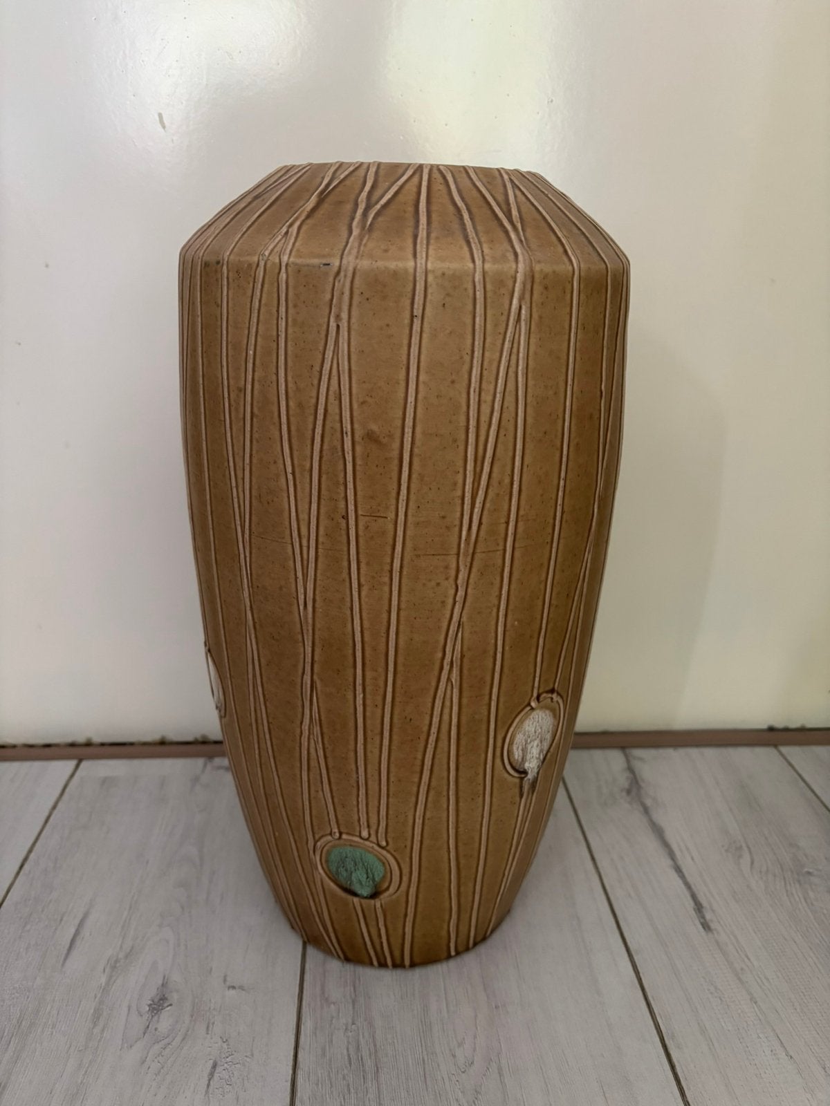 Sawa Keramik Vloervaas – Franz Schwaderlapp – West Germany, Ophalen of Verzenden, Zo goed als nieuw, 40 cm