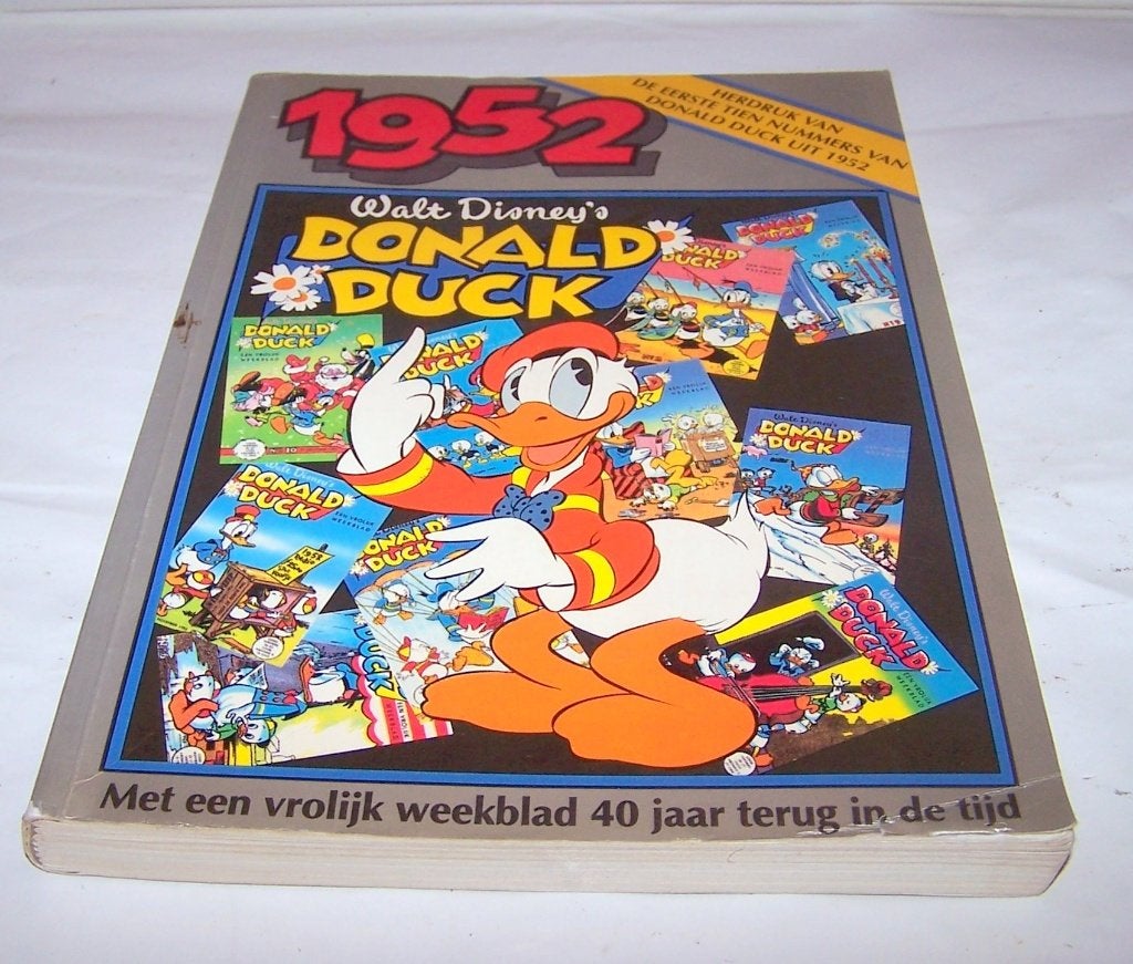 Donald Duck 1952. Herdruk eerste 10 nummers. Igs., Boeken, Ophalen of Verzenden, Zo goed als nieuw, Walt Disney, Eén stripboek