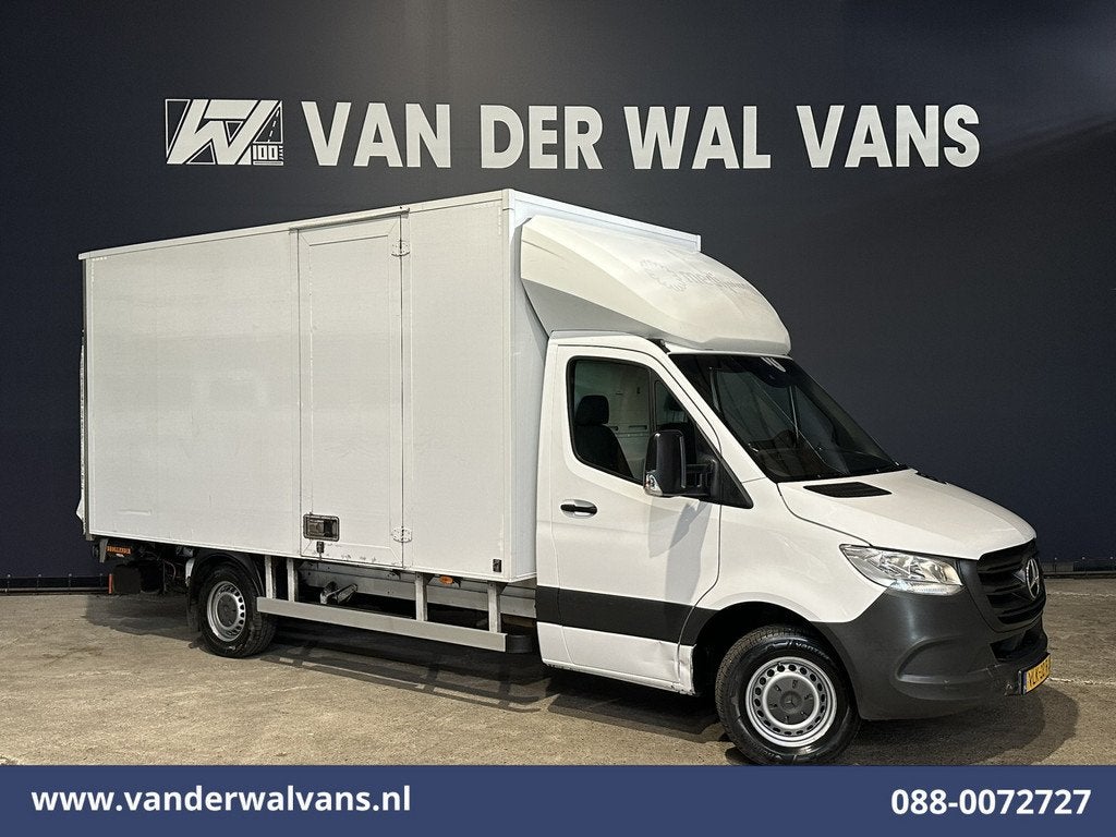 Mercedes-Benz Sprinter 314 CDI 143pk Bakwagen Laadklep Zijde, 13 km/l, Gebruikt, 2000 kg, Wit