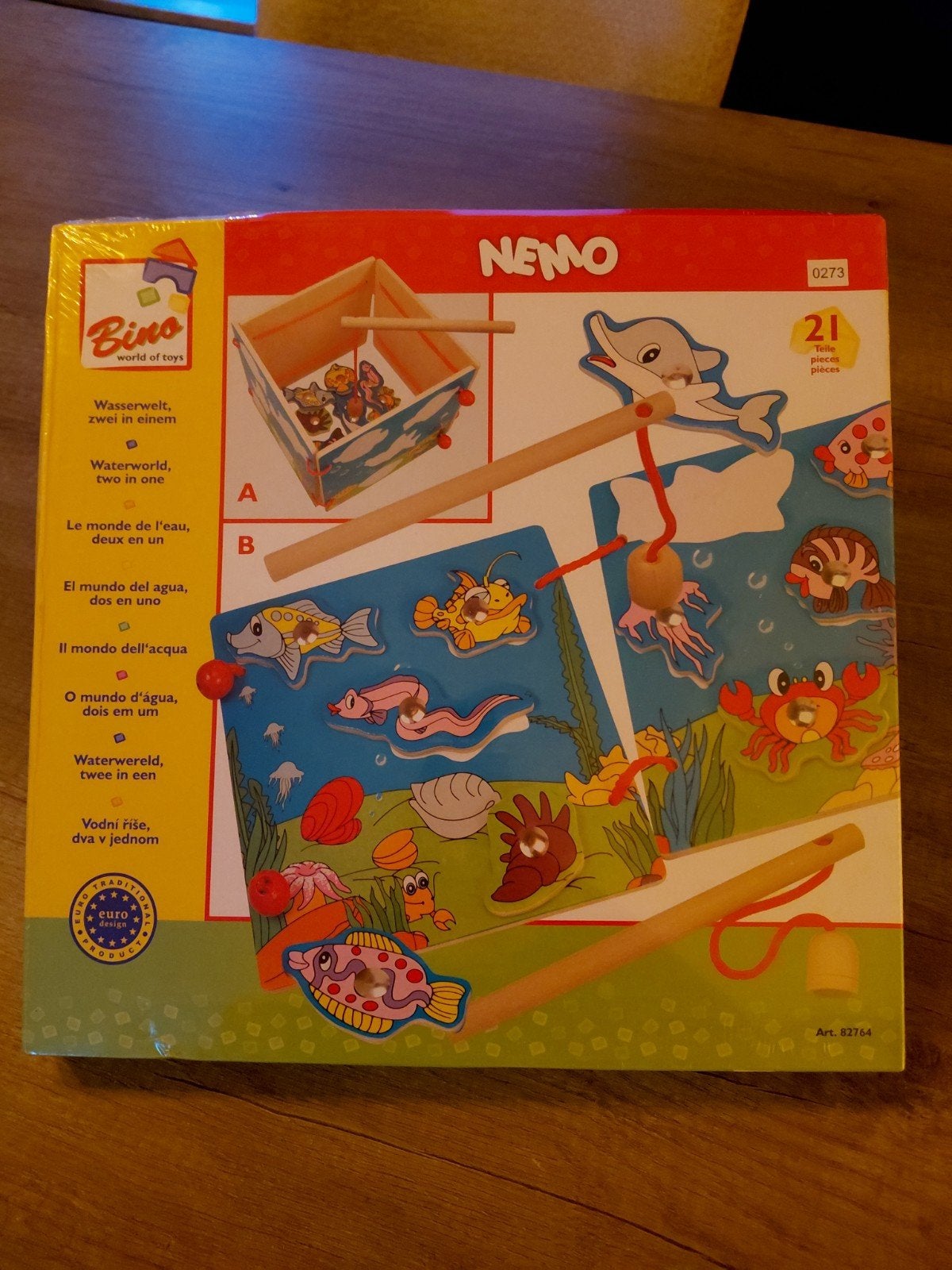 Houten magnetisch puzzel en hengelspel, Kinderen en Baby's, Ophalen of Verzenden, Nieuw, Overige typen