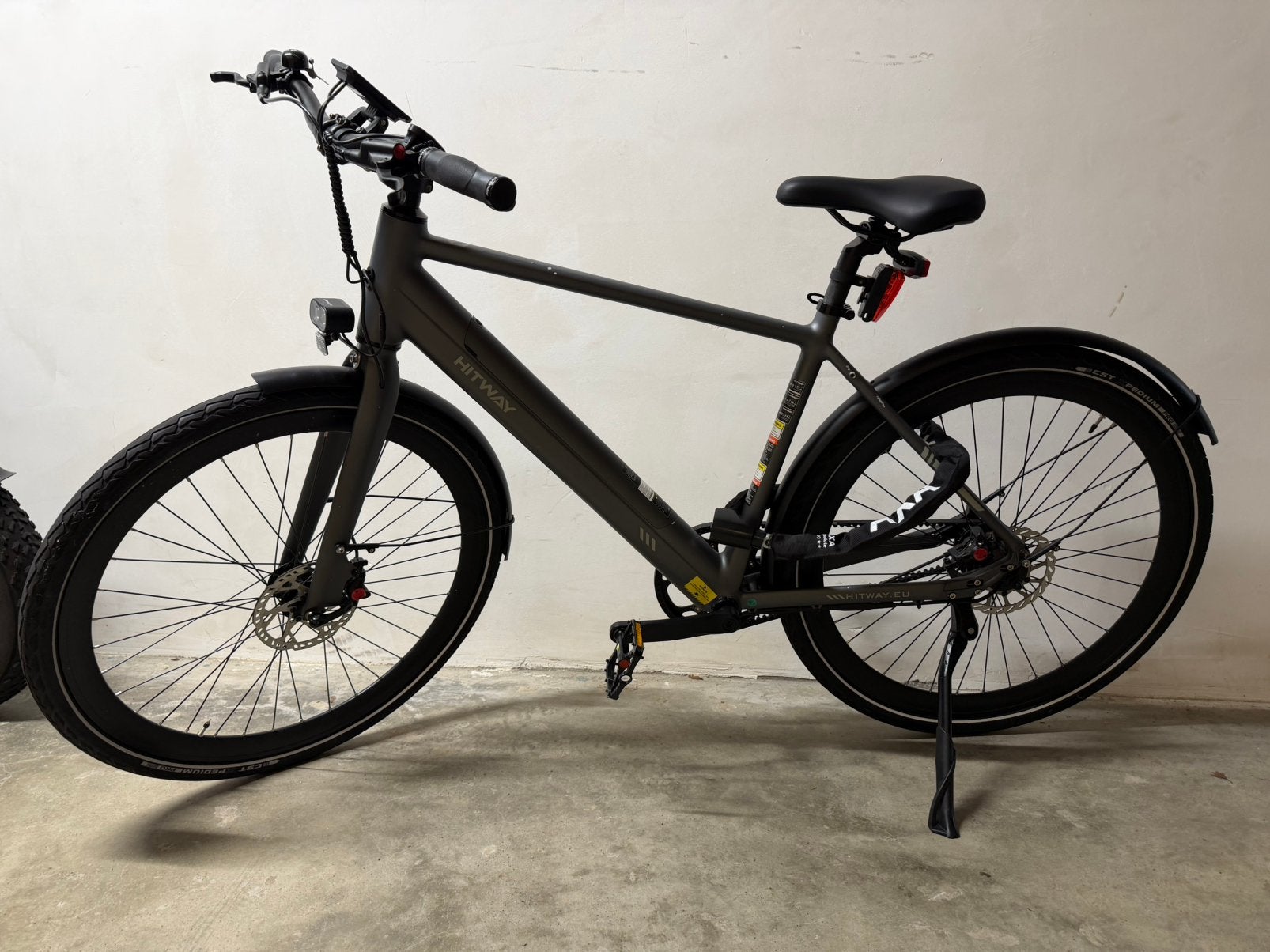 HITWAY BK19Pro Electric City Bike with APP/GPS, Belt Drive, Fietsen en Brommers, Elektrische fietsen, Zo goed als nieuw, 55 tot 59 cm