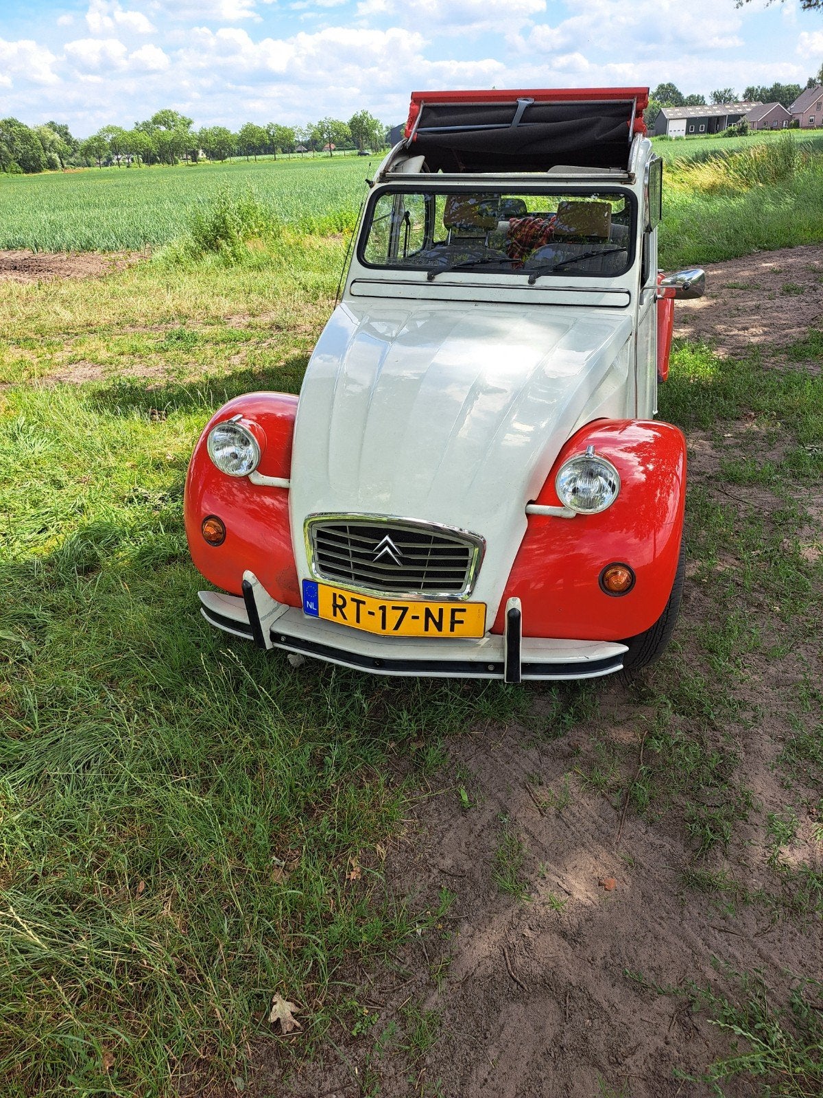 Citroën 2CV 0.6 Club S6 1987 Wit, Auto's, Citroën, Voorwielaandrijving, 602 cc, 2CV, 4 stoelen
