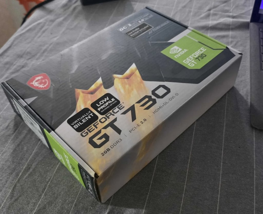 MSI Nvidia GT730, Computers en Software, Videokaarten, GDDR3, Ophalen of Verzenden, Zo goed als nieuw, Nvidia