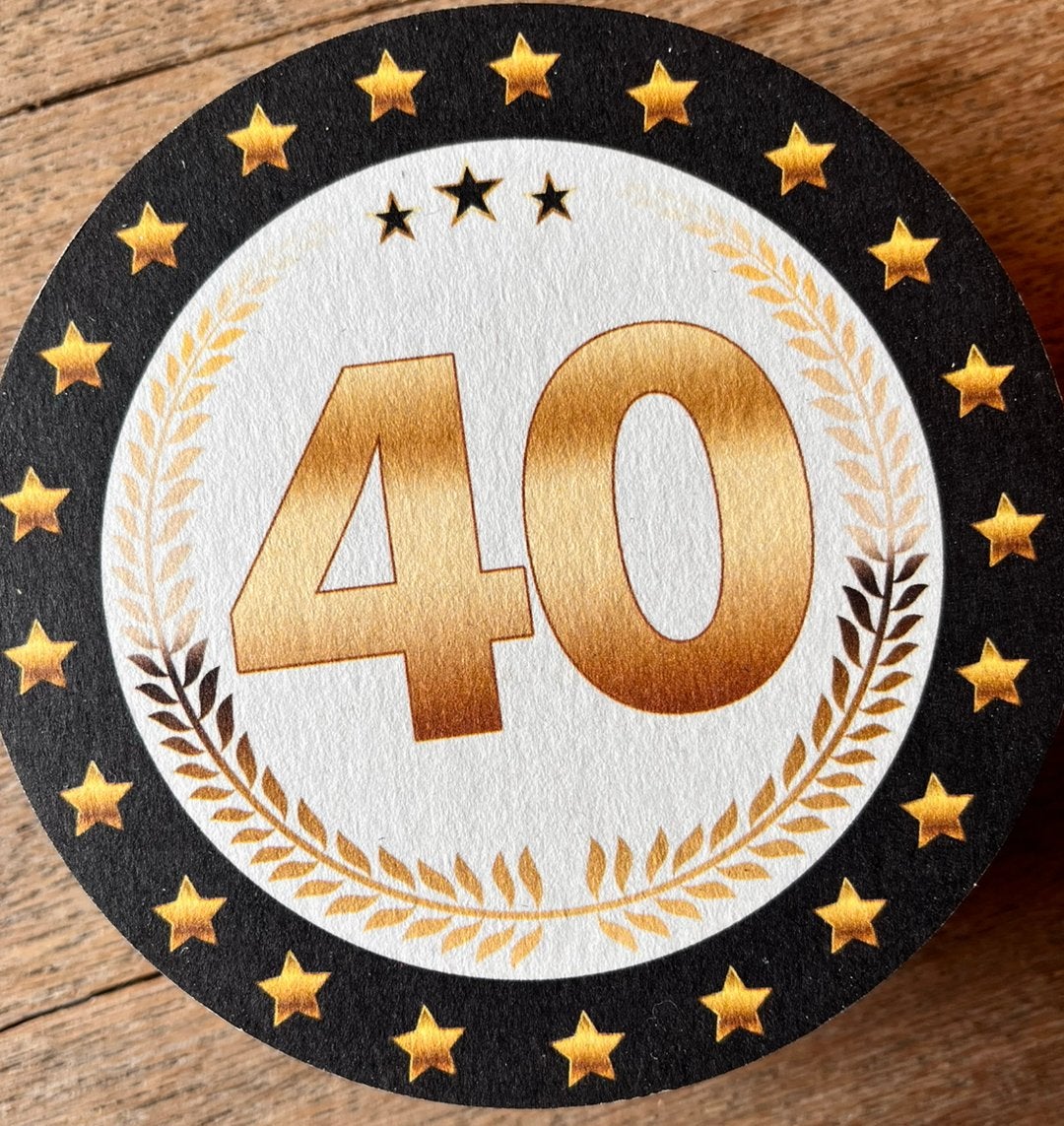 40 jaar feest decoratie, Ophalen of Verzenden, Zo goed als nieuw, Versiering, Verjaardag