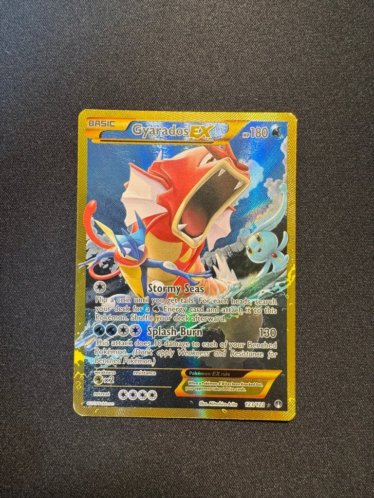 Gyarados ex 123/122 - Breakpoint, Ophalen of Verzenden, Zo goed als nieuw, Losse kaart
