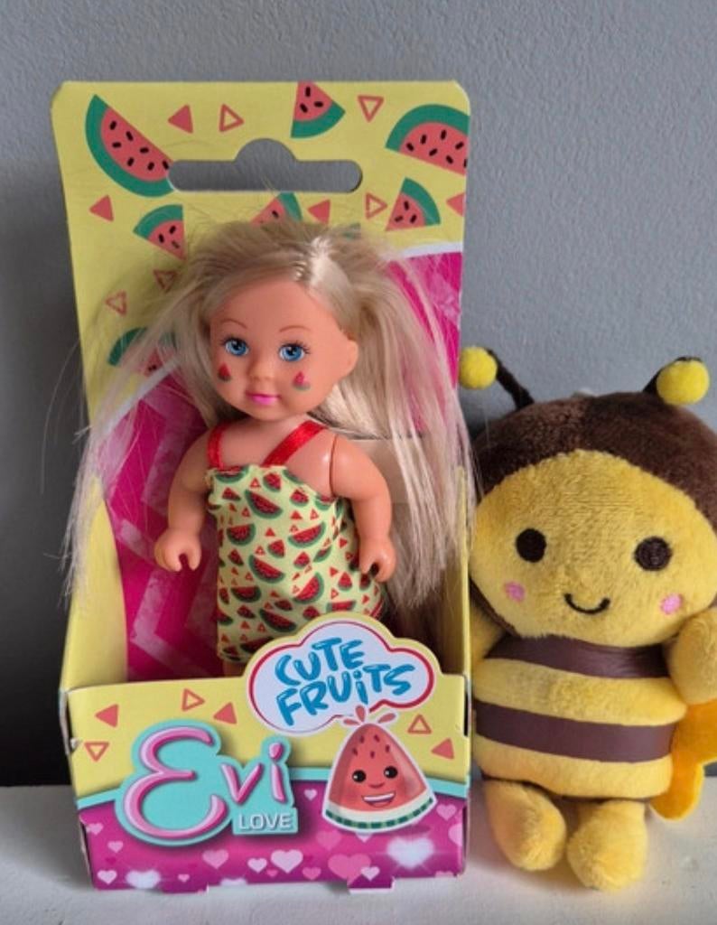 Evi Love Cute Fruits popje met watermeloen jurk, Ophalen of Verzenden