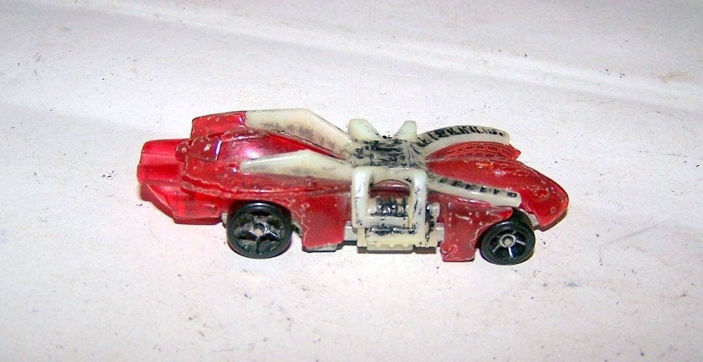 Hot Wheels Ultimate Spider-man Auto: Arachnorod. 1/64., Ophalen of Verzenden, Zo goed als nieuw, Auto