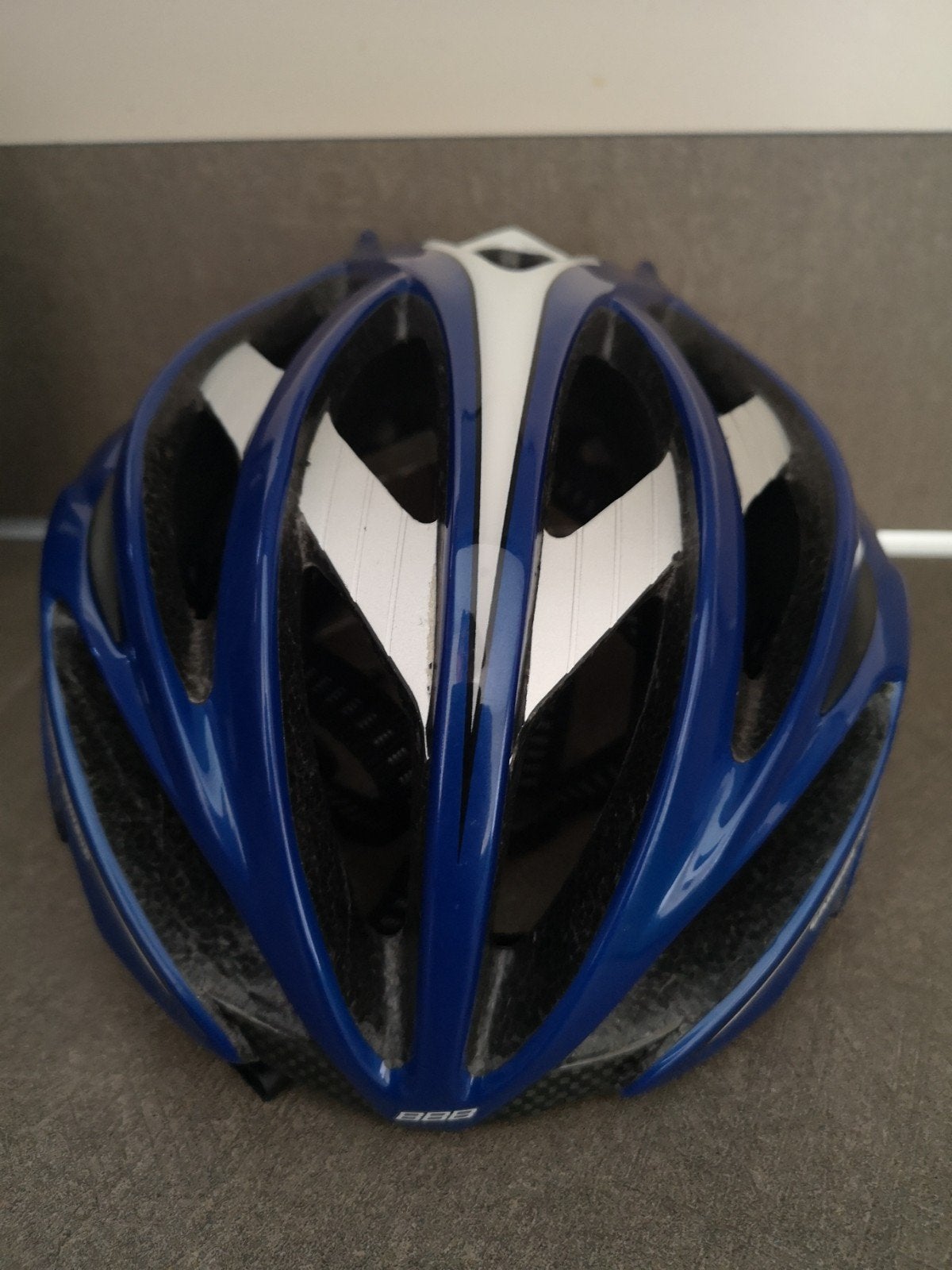 BBB Carbon-shield fietshelm blauw wit (maat 52-58mm), Ophalen of Verzenden, Heer of Dame