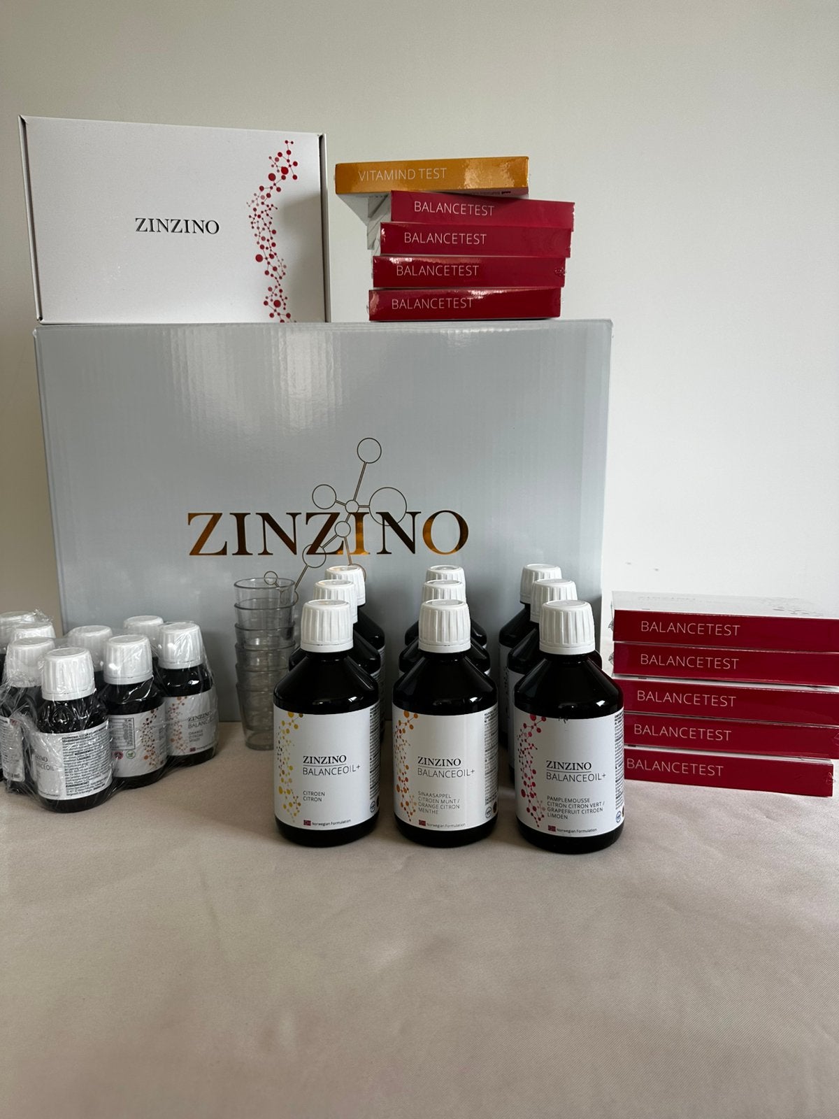 Zinzino pakket - Balance Test & BalanceOil, Ophalen of Verzenden, Zo goed als nieuw, Poeder of Drank