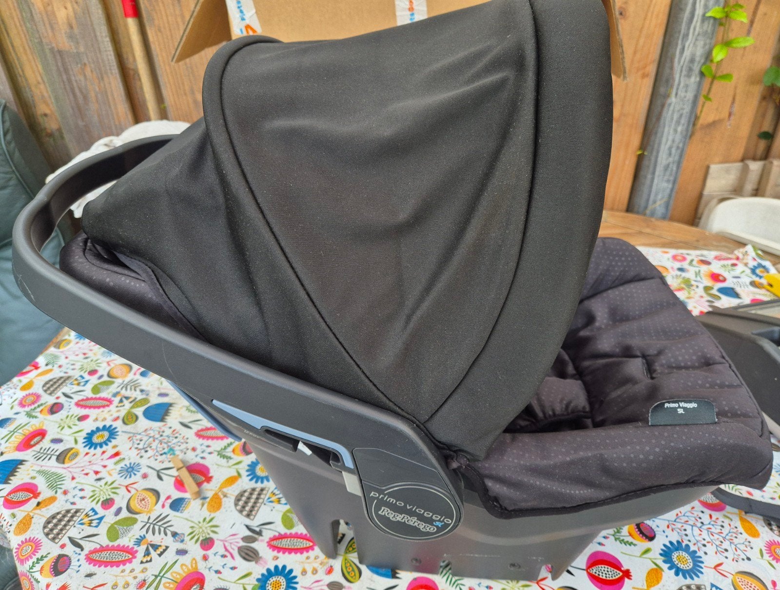 Peg Perego Primo Viaggio SL autostoel met Isofix base, Autogordel of Isofix, Gebruikt, Zijbescherming, 0 t/m 13 kg