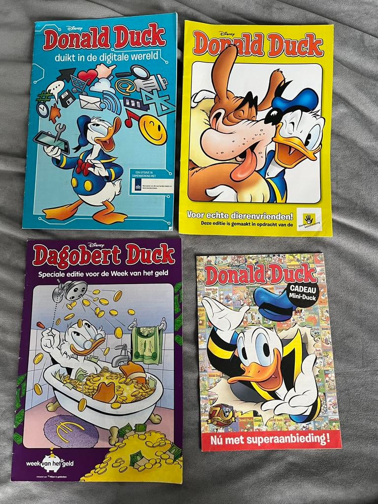 4 Donald Duck tijdschriften special editions limited edition, Boeken, Strips | Comics, Zo goed als nieuw, Meerdere comics, Europa