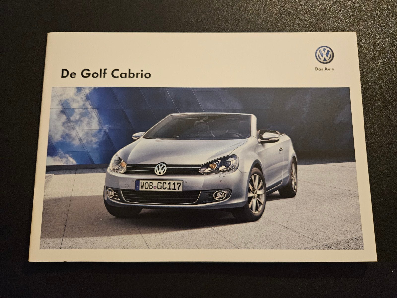 Brochure Volkswagen Golf Cabriolet 2011, Ophalen of Verzenden, Zo goed als nieuw, Volkswagen