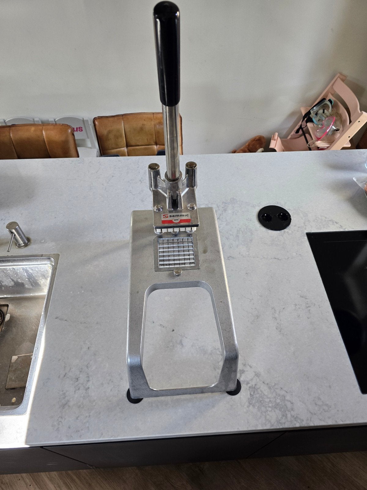 sammic patatsnijder / frietsnijder 12 mm mes, Ophalen of Verzenden, Zo goed als nieuw