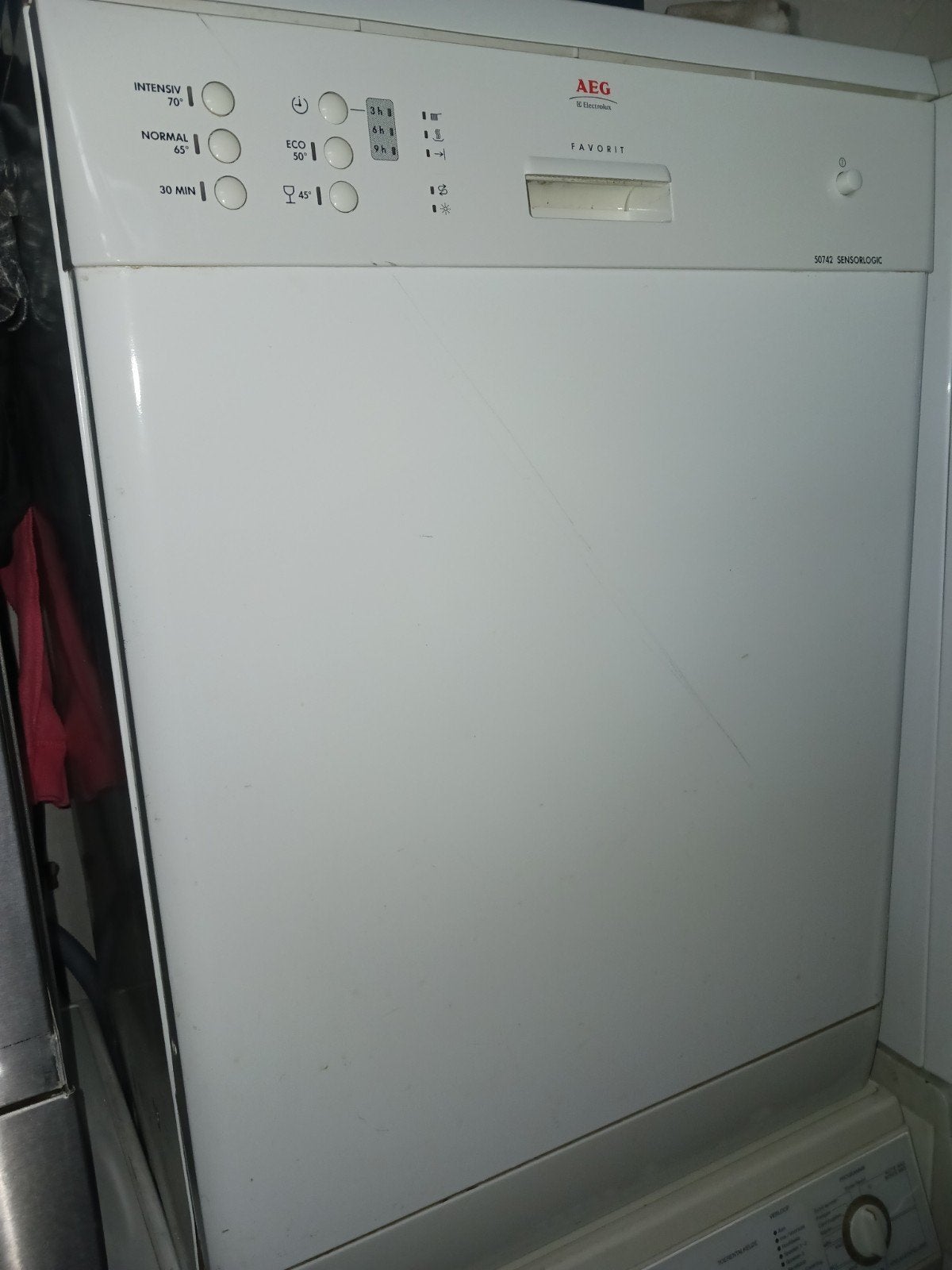 AEG Favorit 50742 vaatwasser ( met garantie ), 60 cm of meer, Energieklasse A of zuiniger, Ophalen of Verzenden, Zo goed als nieuw