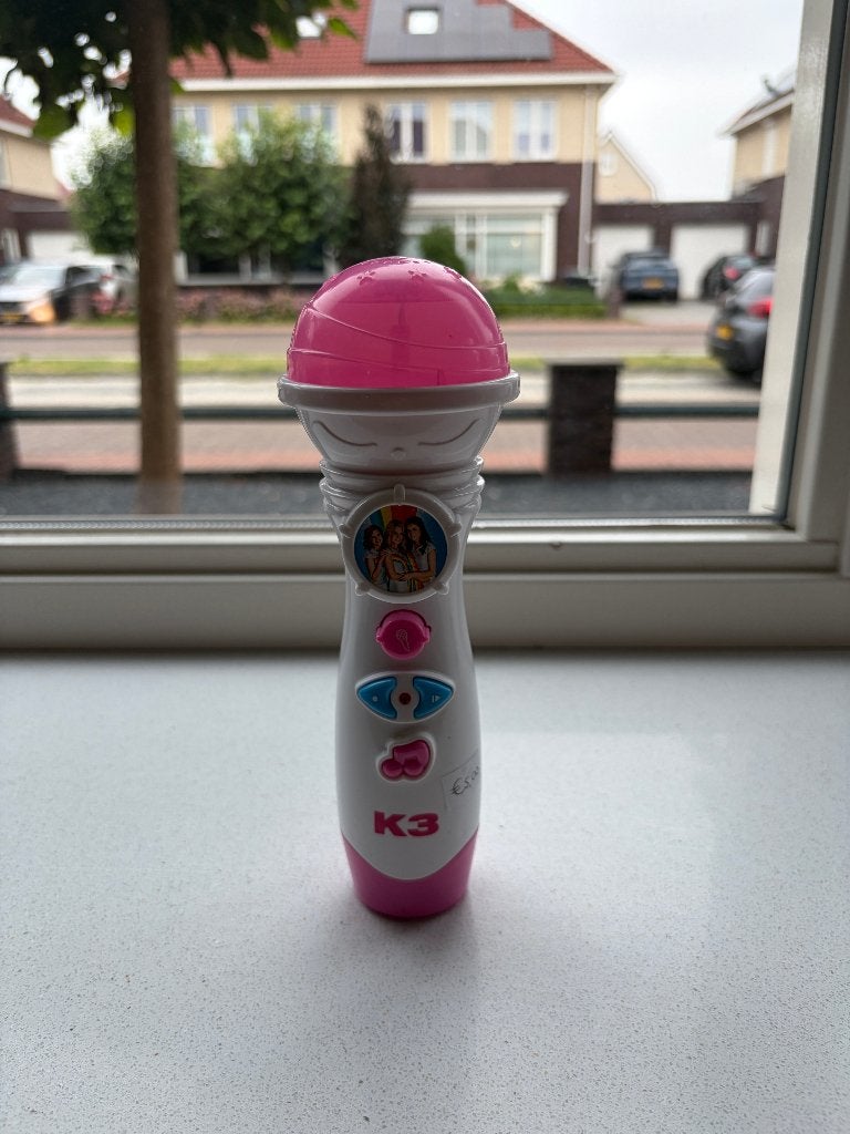 Te koop: K3-microfoon, Ophalen of Verzenden, Gebruikt, Jongen of Meisje