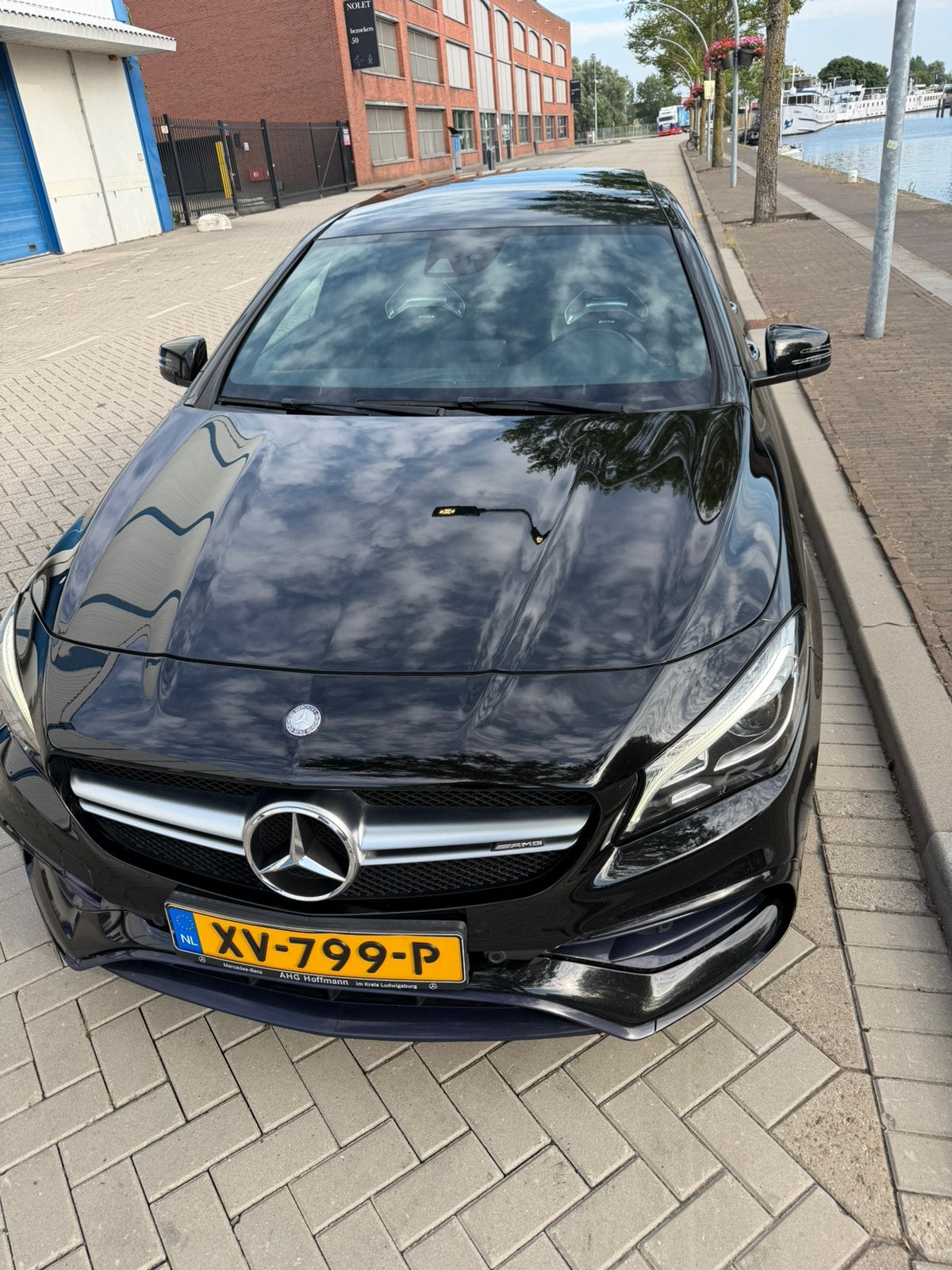 Mercedes-Benz CLA 45 AMG 420pk 4MATIC Speedshift DCT 2016, Automaat, CLA, Lichtsensor, Zwart
