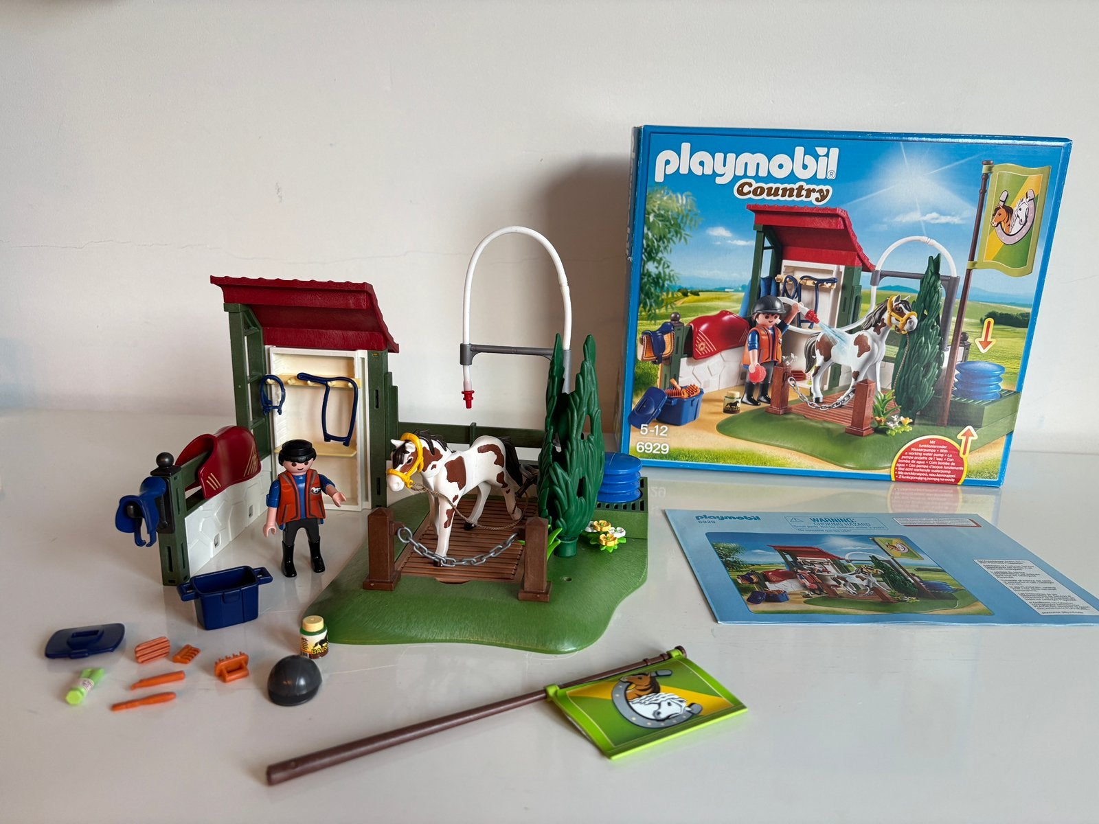 Playmobil 6929 - Paarden wasplaats, Complete set, Overige typen, Ophalen of Verzenden, Country