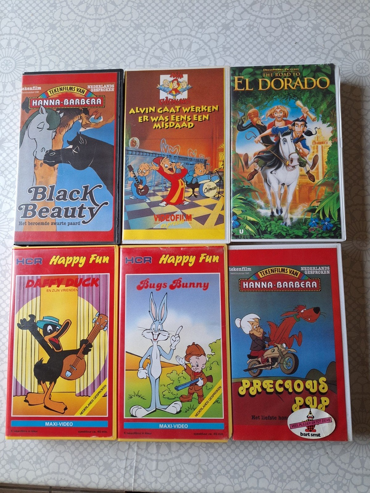 videobanden kinderfilms €1.00 per stuk, Alle leeftijden, Ophalen of Verzenden, Zo goed als nieuw