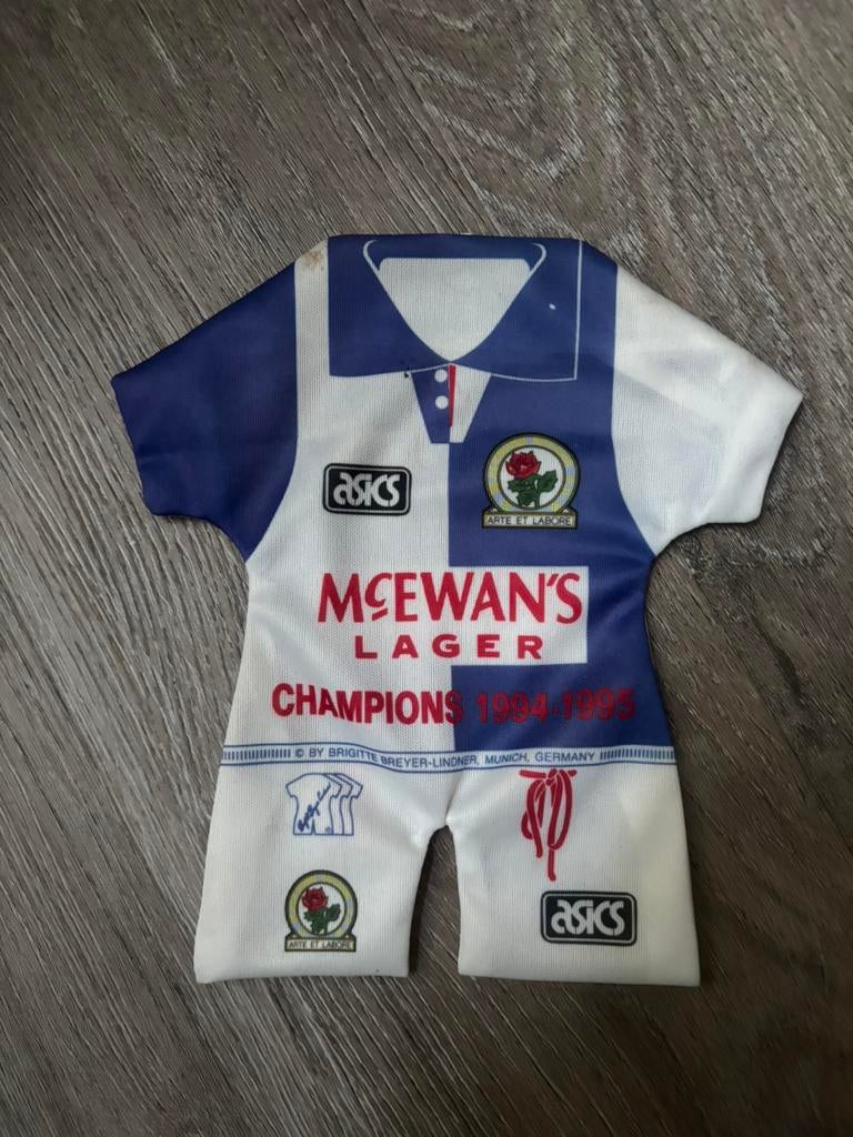 Blackburn Rovers Minidress Landskampioen 1994/1995, Verzamelen, Sportartikelen en Voetbal, Ophalen of Verzenden, Buitenlandse clubs