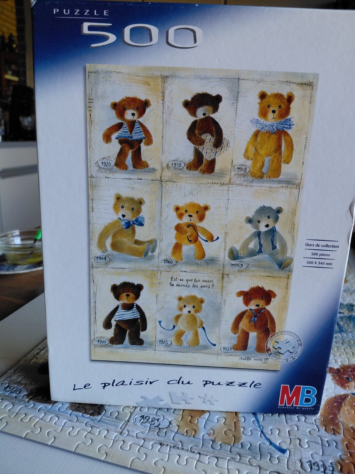 beren puzzel, Ophalen of Verzenden, 500 t/m 1500 stukjes, Zo goed als nieuw