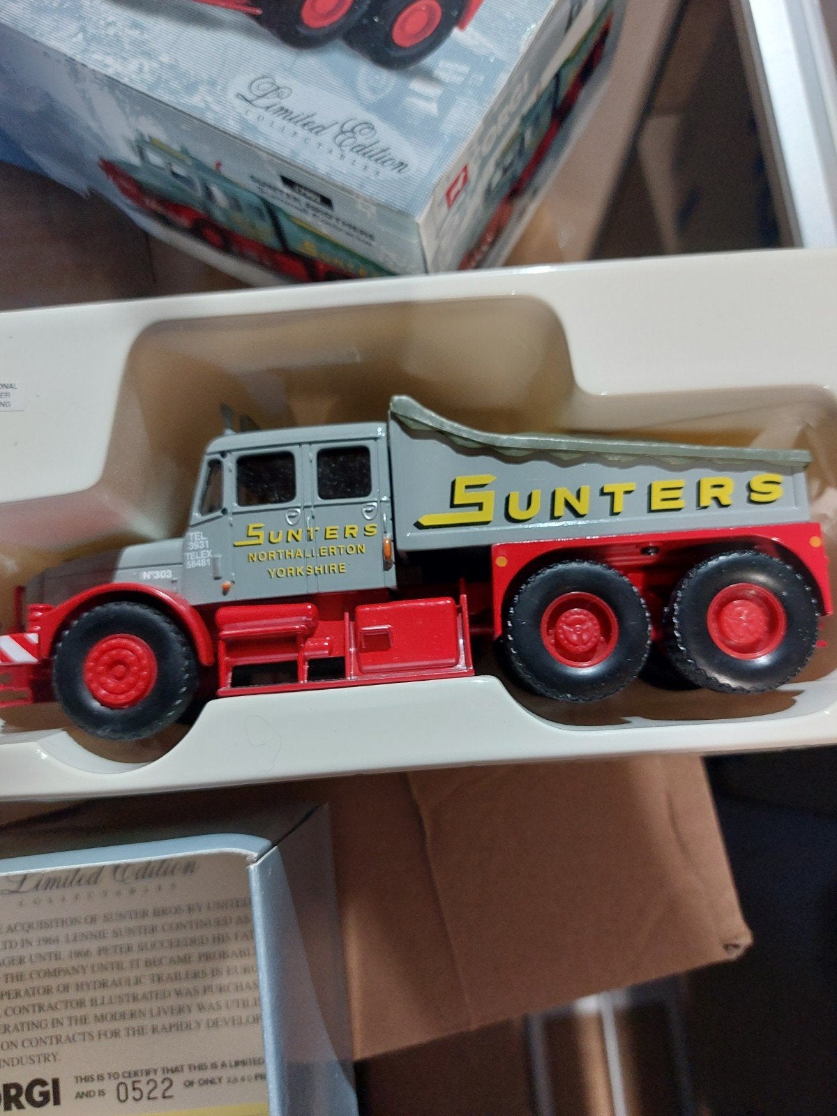 Corgi Scammell Contractor Sunter Brothers Limited Edition, Overige merken, 1:32 tot 1:50, Ophalen of Verzenden, Zo goed als nieuw