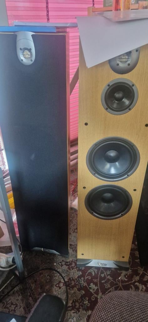 Infinity Delta 60 speakers - Nieuwe foamranden!, Gebruikt, 120 watt of meer, Front, Rear of Stereo speakers, Ophalen
