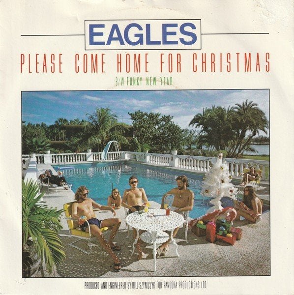 Eagles - Please Come Home for Christmas (Single), Fotohoes, Ophalen of Verzenden, Gebruikt, Pop