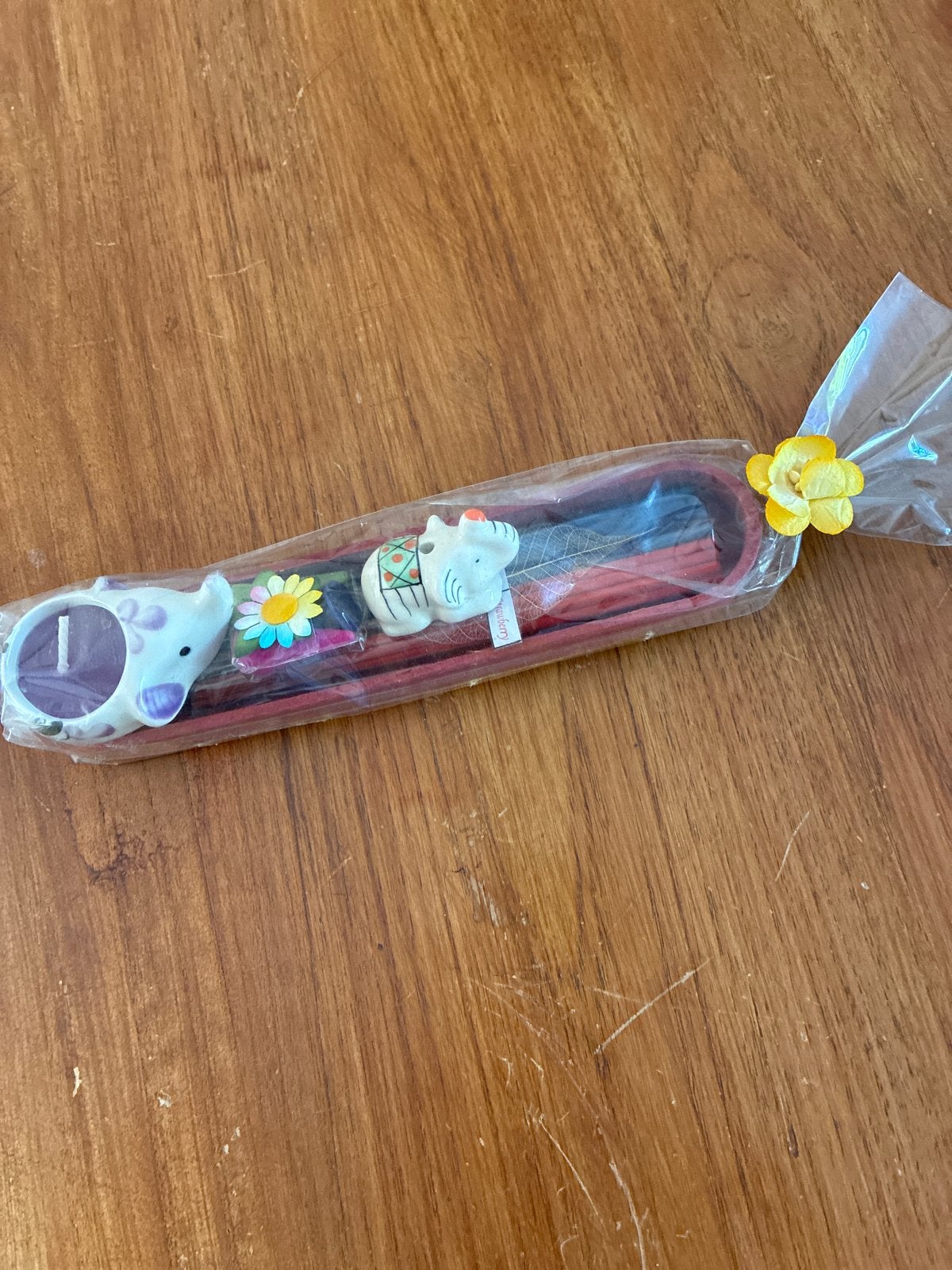 Leuke wierookhouder met olifantjes en wierookstokjes, Ophalen, Meerkleurig, Nieuw, Oosters