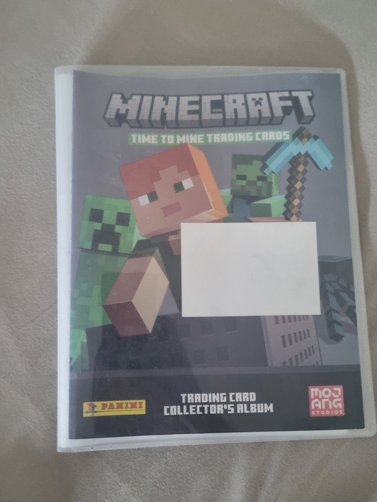 Minecraft Panini Trading Cards Album met kaarten, Ophalen of Verzenden, Zo goed als nieuw
