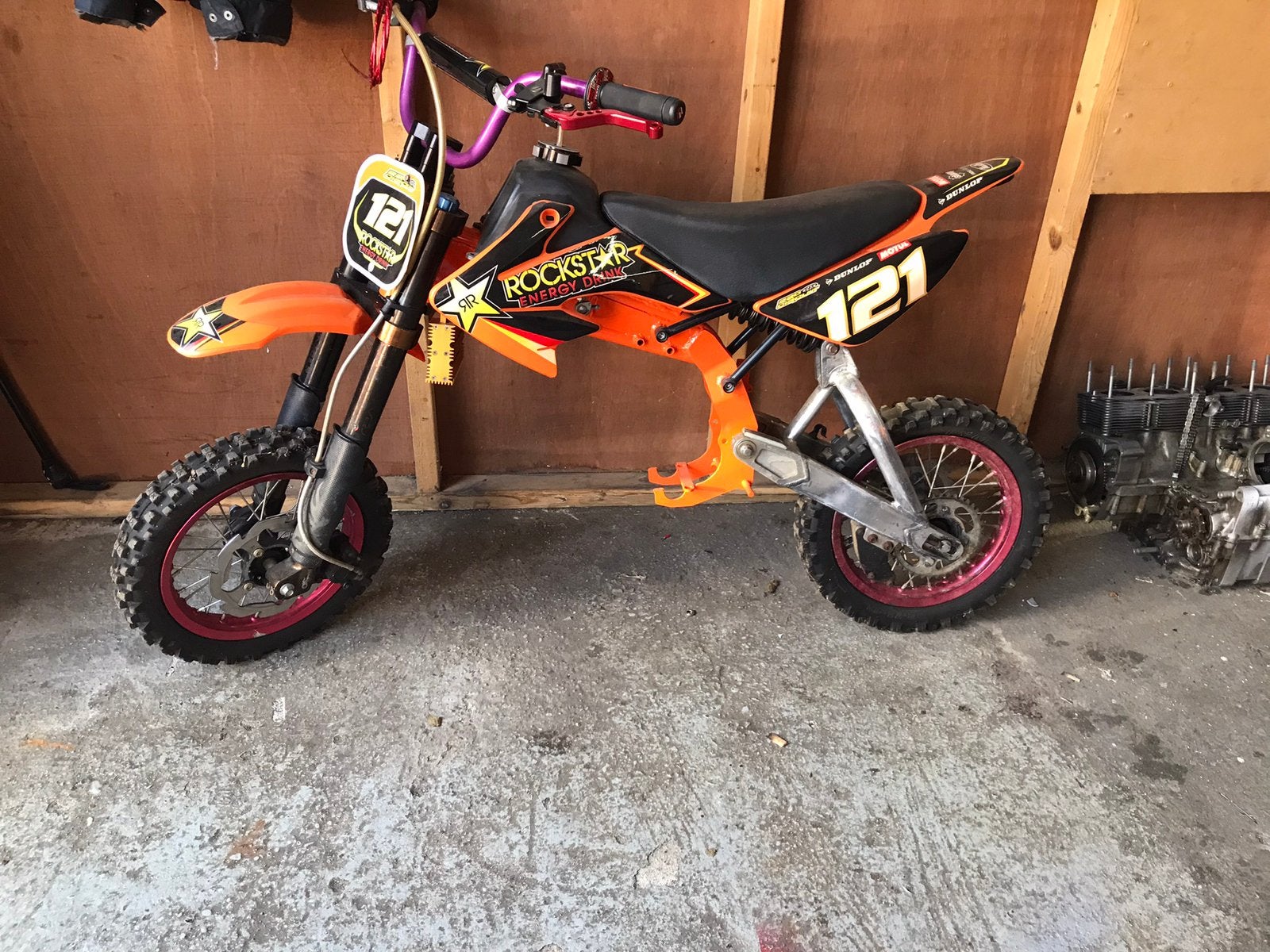 Pitbike en quad onderdelen, Ophalen, Gebruikt, Pitbike
