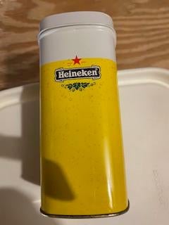 Leuk HEINEKEN-blikje, Verzamelen, Blikken, Ophalen of Verzenden, Gebruikt, Overige