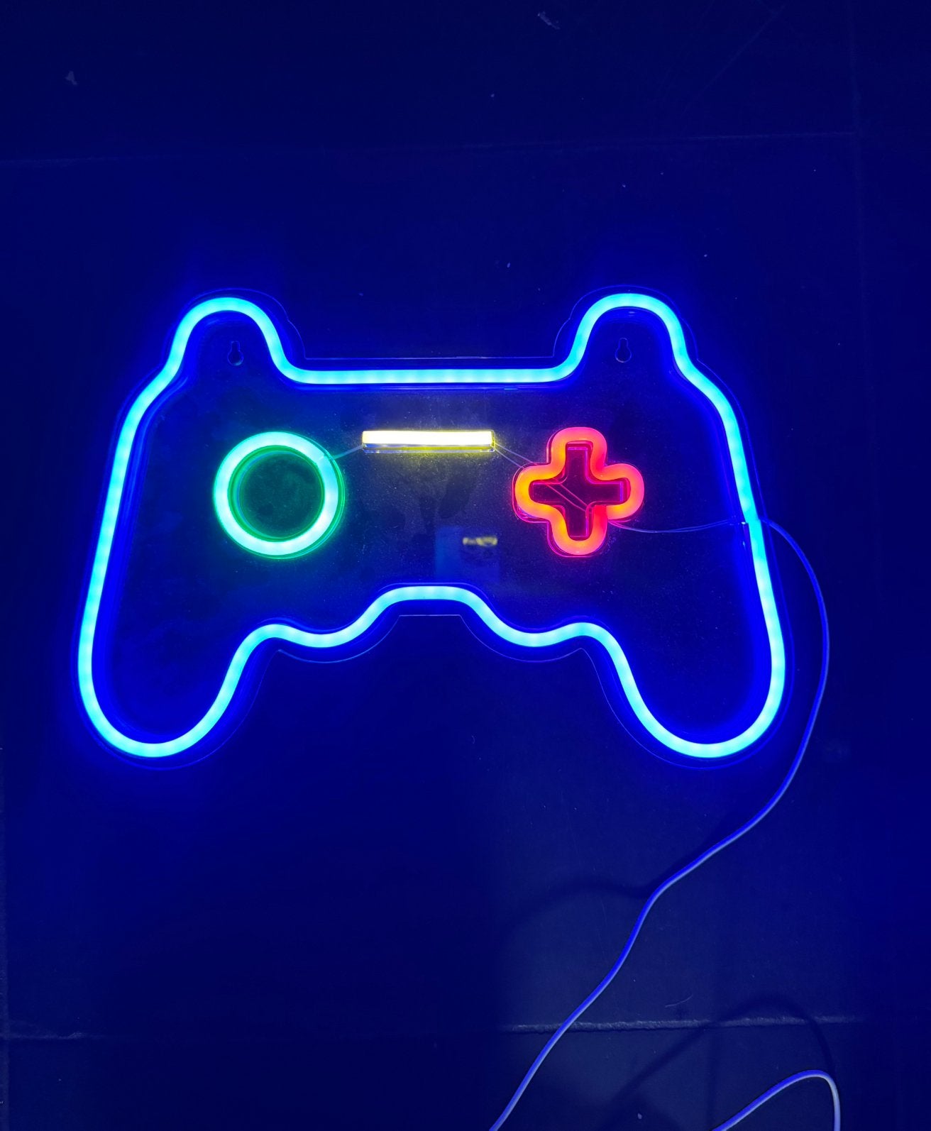 Led neon wandlamp gamecontroller, Met schakelaar, Ophalen of Verzenden, Zo goed als nieuw