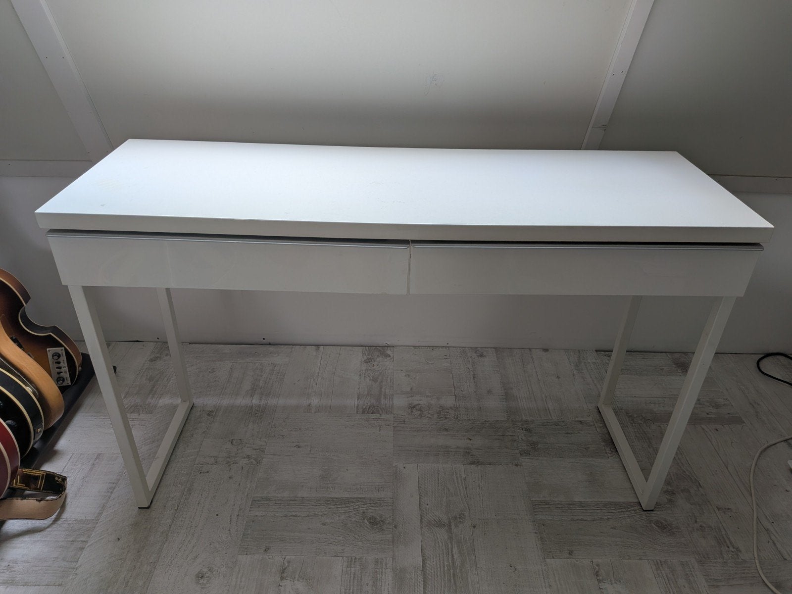 Bureau wit IKEA, Ophalen, Gebruikt