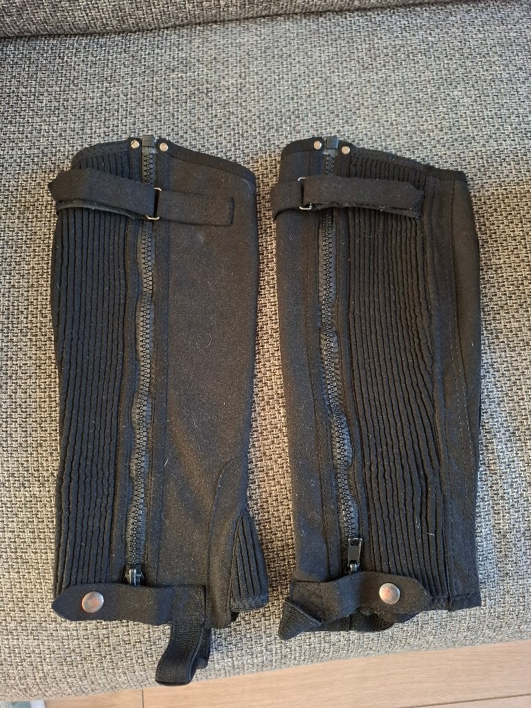 Paardrij Chaps, Gebruikt, Ophalen of Verzenden, Veelzijdigheid, Zwart