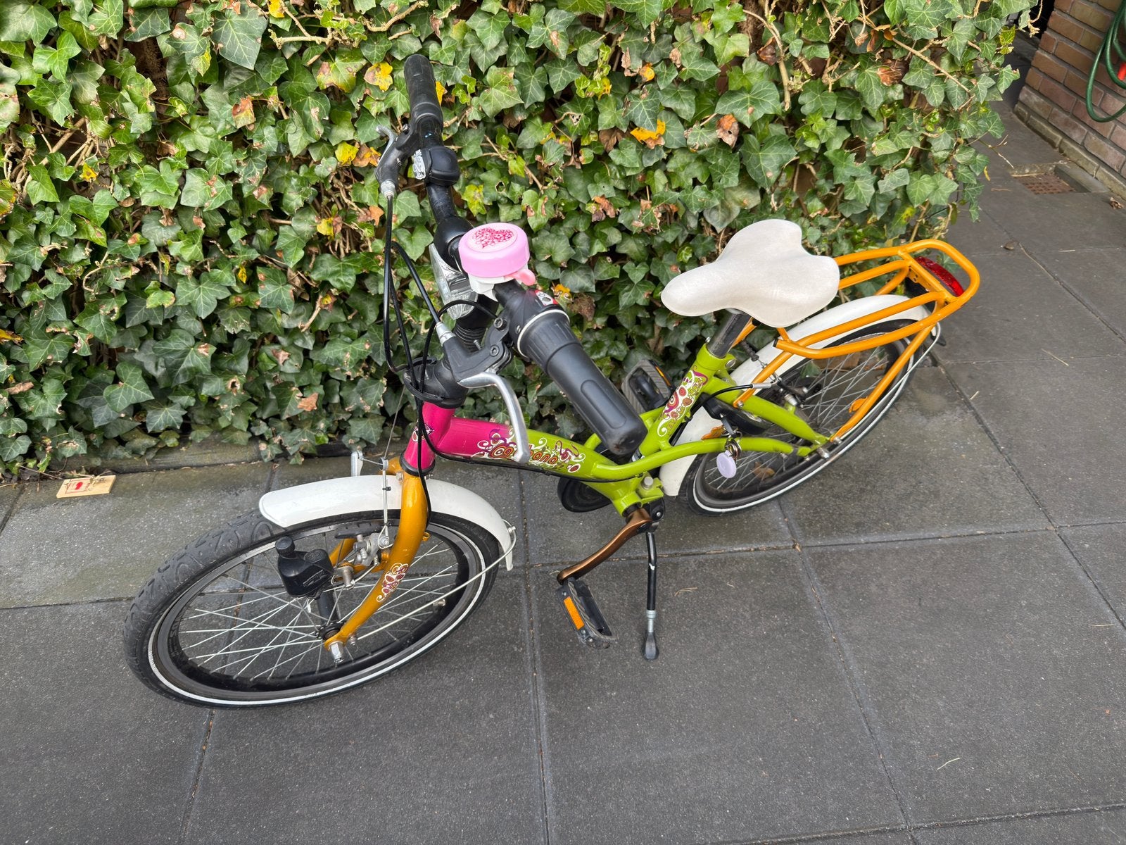 Batavus kinderfiets met 20 inch leeftijd 4-7, Ophalen of Verzenden, Zo goed als nieuw, Aanhangfiets