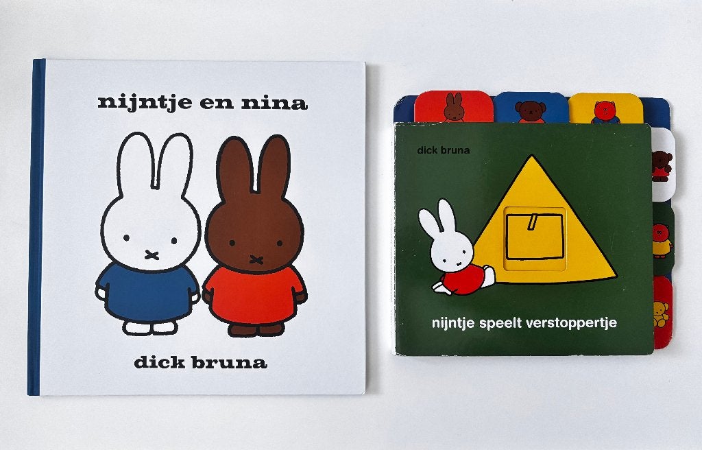 Dick Bruna 2 st:Nijntje en Nina XL is Speciale uitgave ZGAN, Ophalen of Verzenden, Zo goed als nieuw, Dick Bruna, Fictie algemeen