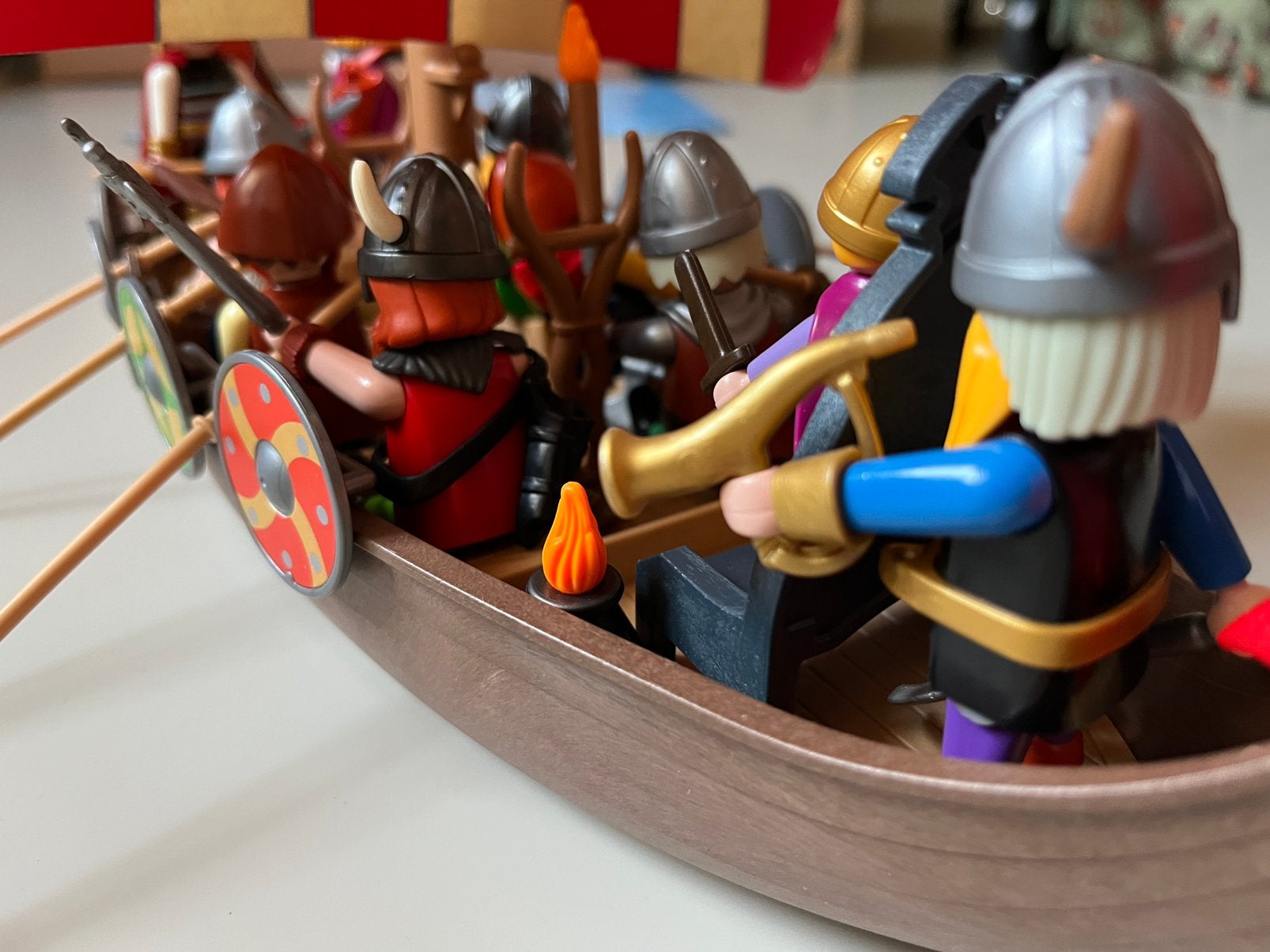 Vikingen voor bij het kasteel (advertentie 3 van 4), Gebruikt, Complete set, Ophalen of Verzenden, Knights