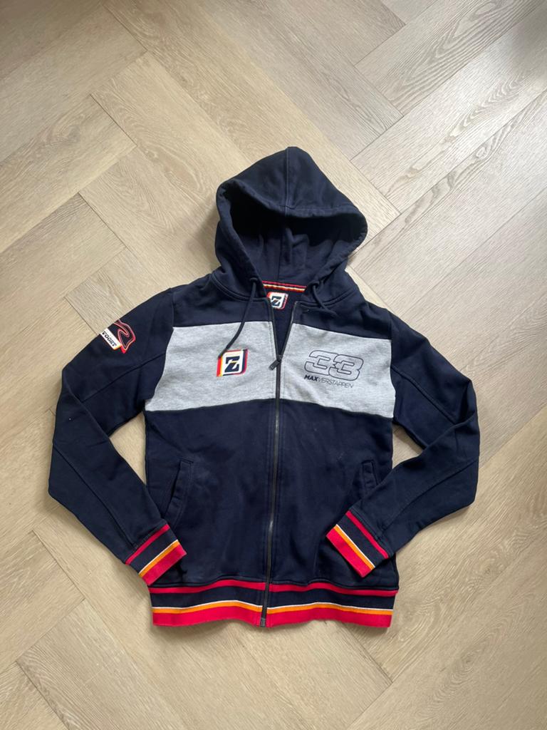 Formule 1 Max Verstappen Zandvoort vest, trui maat S, 46, Blauw, Max Verstappen, Ophalen of Verzenden, Gedragen