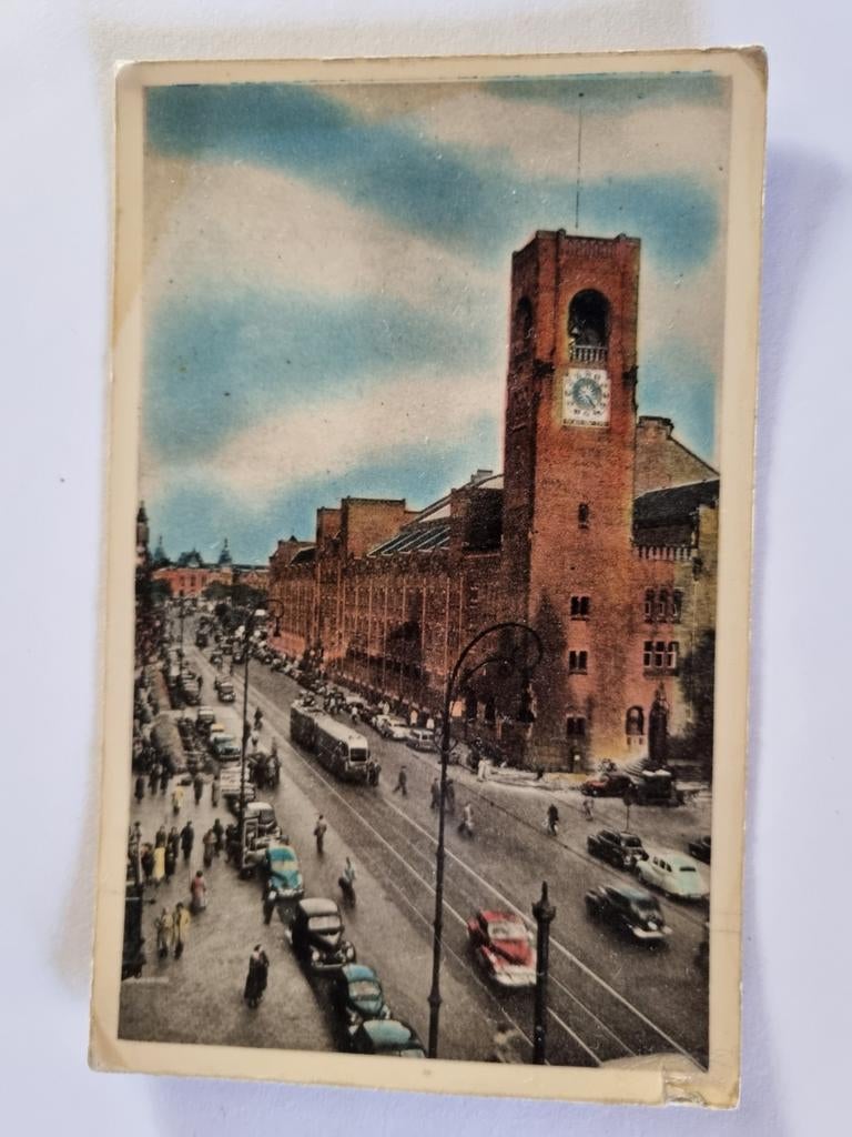 Amsterdam met ( Beursgebouw ), Verzamelen, Ophalen of Verzenden, 1940 tot 1960, Noord-Holland