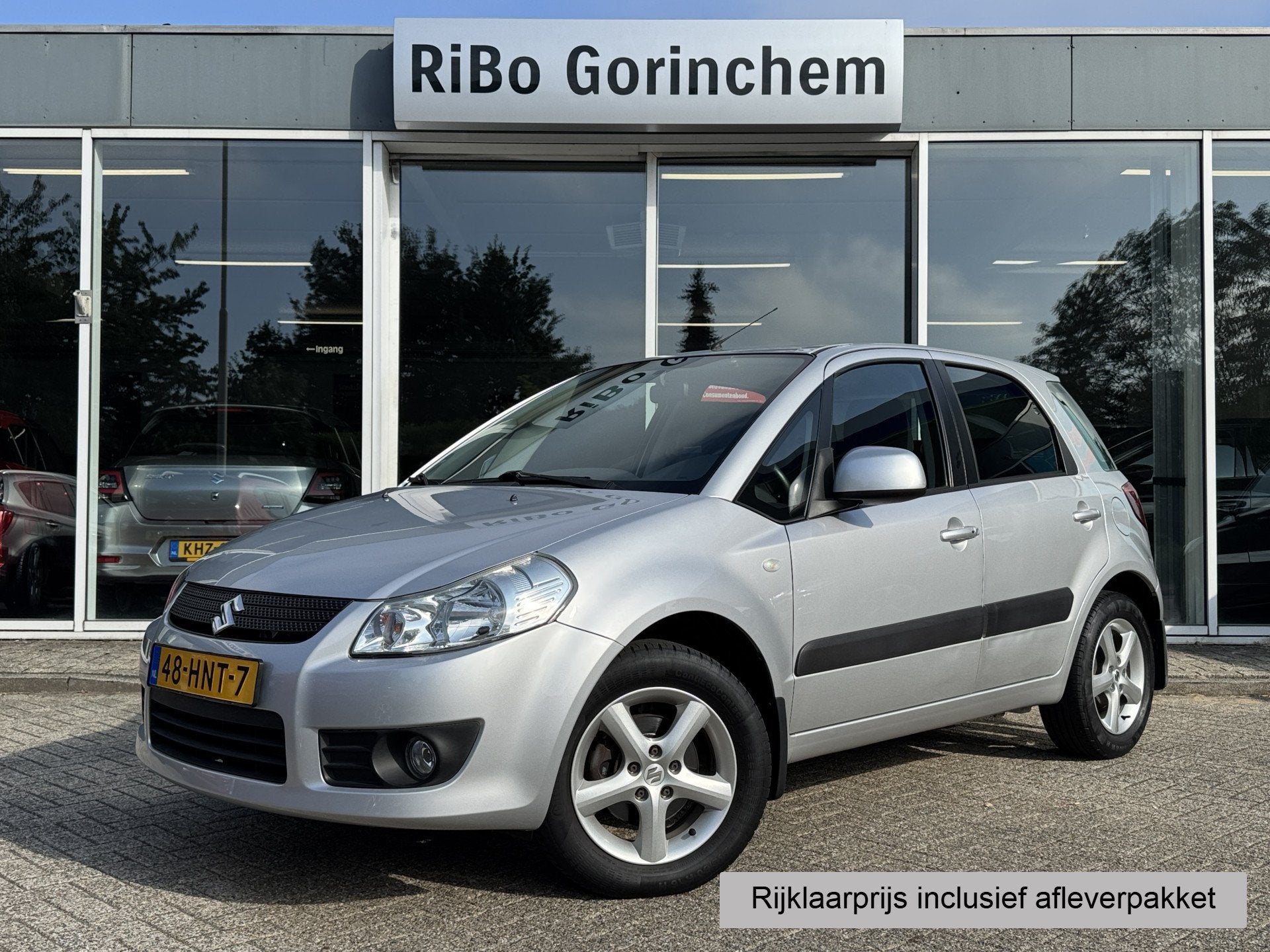Suzuki SX4 1.6 Exclusive * Trekhaak * Airco * (bj 2009), Voorwielaandrijving, 12 maanden, Gebruikt, Zwart