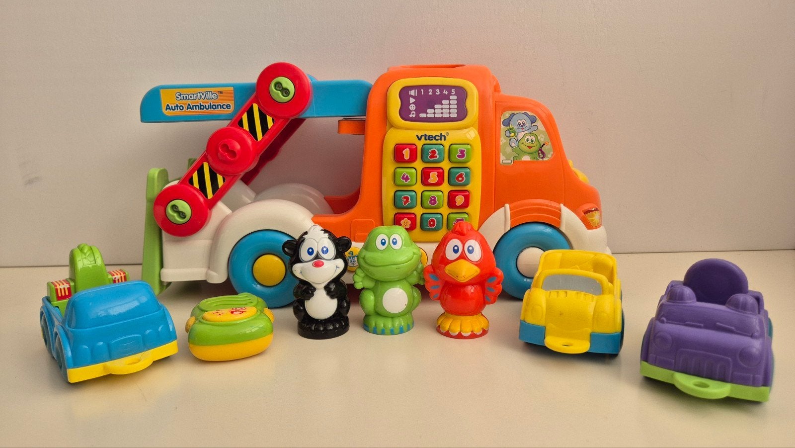Vtech SmartVille Auto Ambulance - leeftijd 1 tot 5 jaar, Ophalen of Verzenden, Zo goed als nieuw
