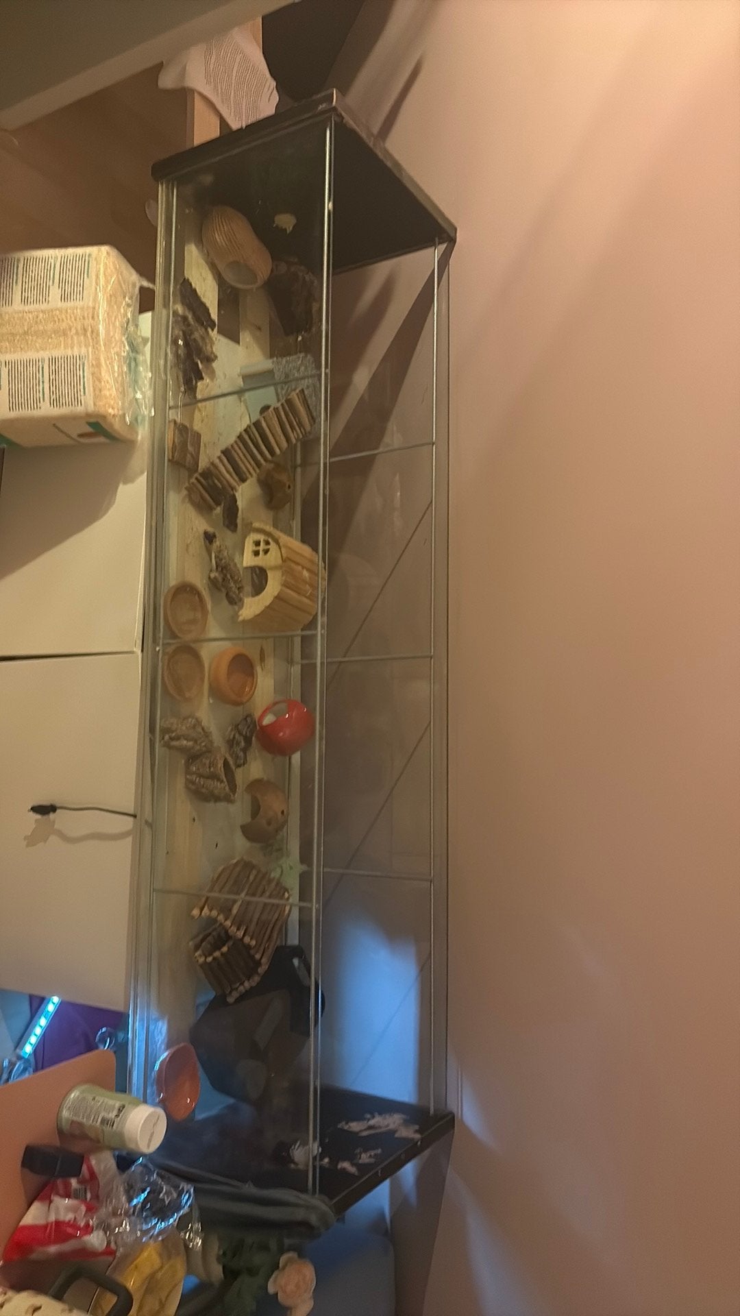 Een mooie hamster/gerbil kooi zsm weg.!, Kooi, Hamster, Ophalen, Minder dan 60 cm