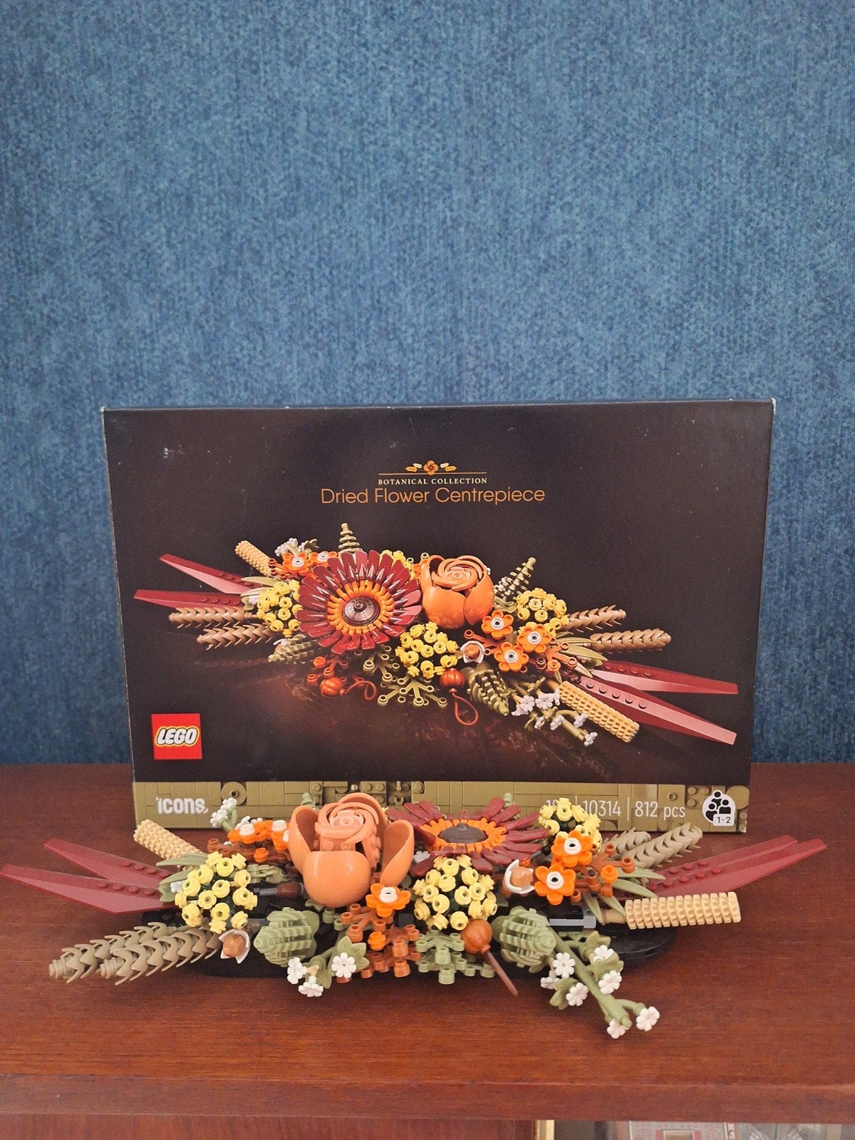 LEGO Icons 10314 Gedroogde Bloemen Centerpiece, Ophalen of Verzenden, Zo goed als nieuw