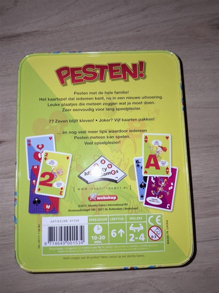 pesten in blik - s4908, Verzenden, Zo goed als nieuw