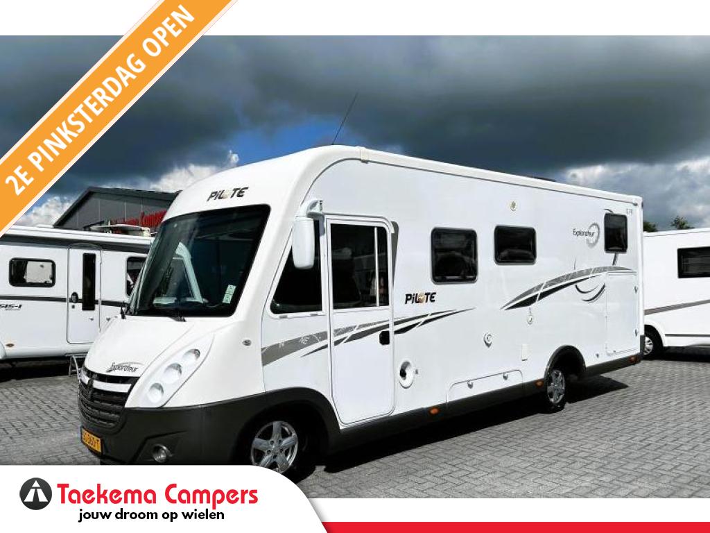 Pilote Explorateur G 741 Dwarsbed/Hefbed/Alde/2012/Euro-5, Integraal, Fiat, Pilote, 7 tot 8 meter