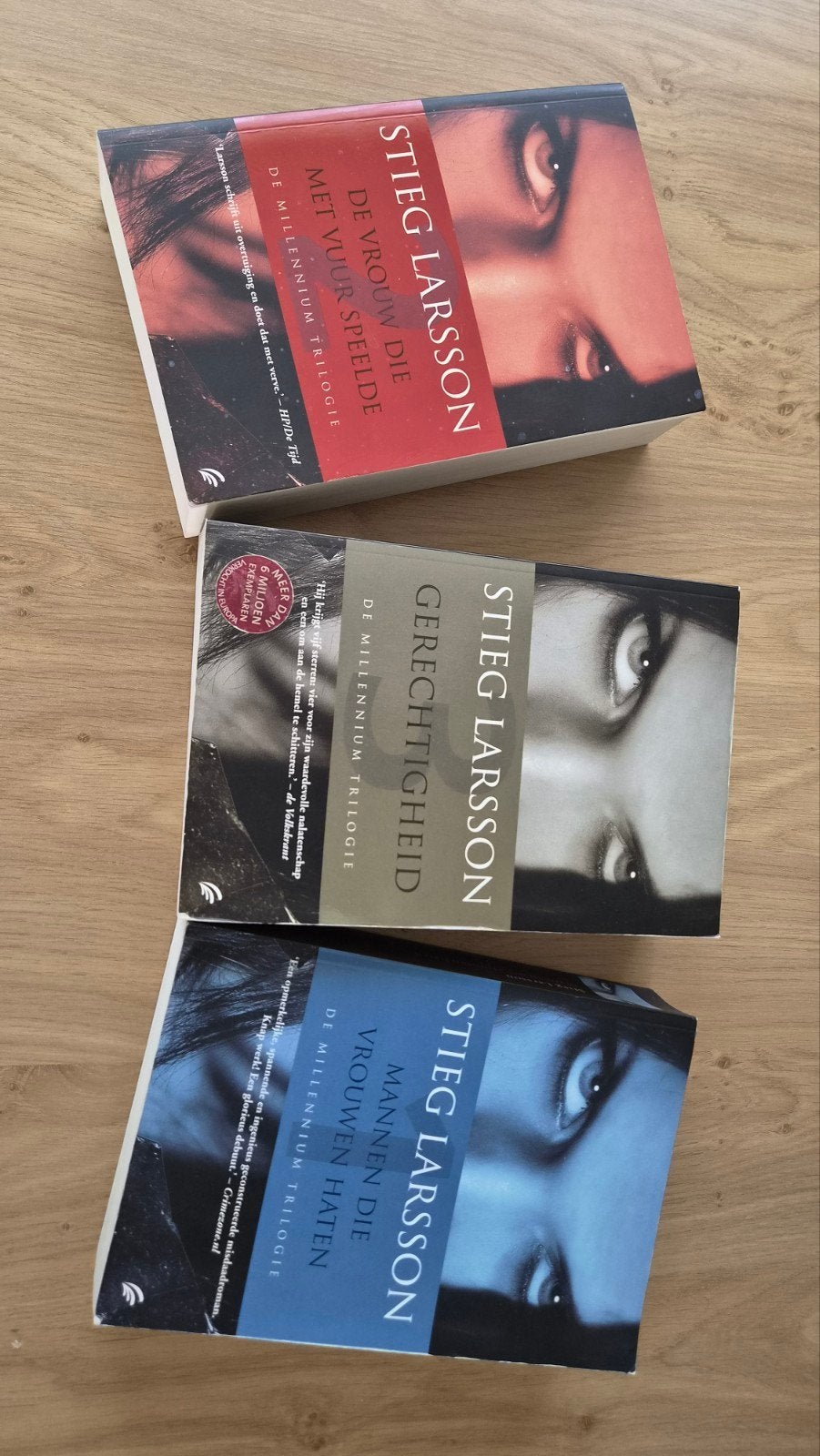 Millennium Trilogie Stieg Larsson - 3 boeken, Ophalen of Verzenden, Gelezen, Stieg Larsson, Nederland