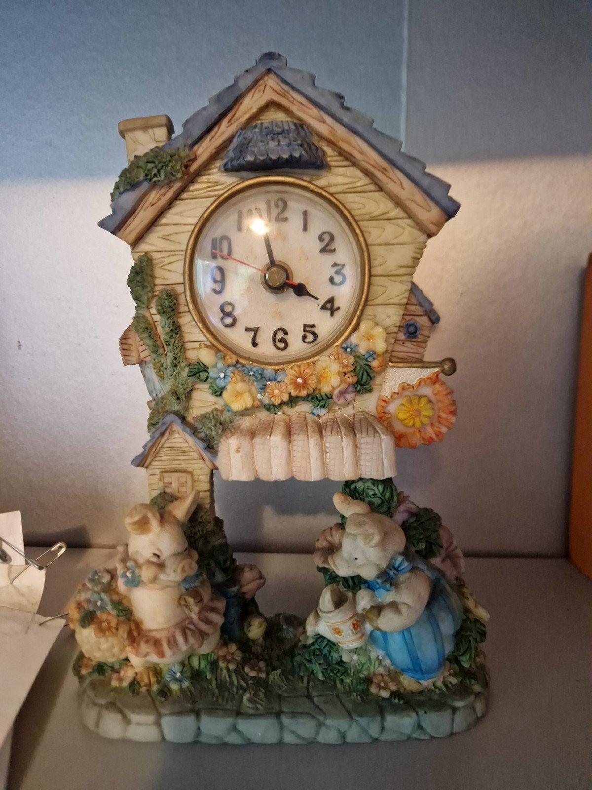 Schattige Huisklok met varkens - Decoratieve Klok, Ophalen of Verzenden