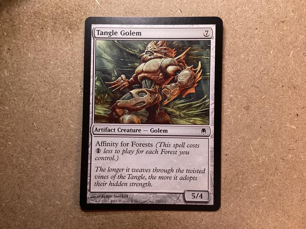 1x Tangle Golem [151/165] (Excellent), Ophalen of Verzenden, Zo goed als nieuw, Losse kaart
