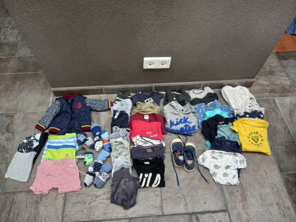 Kledingpakket maat 62 baby jongen, Ophalen, Gebruikt, Maat 62