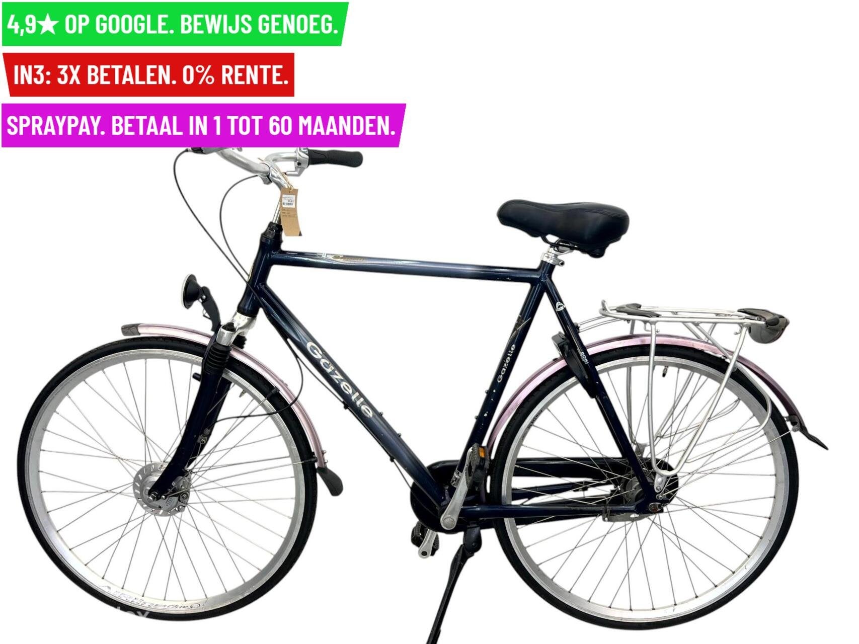 Herenfiets Gazelle Saphir 28"/62cm/7ver - Garantie/Levering, Fietsen en Brommers, Fietsen | Heren | Herenfietsen, 9713 Bv Groningen